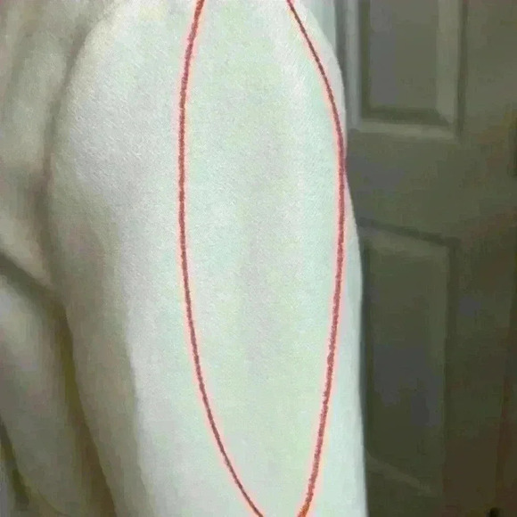 Kate Spade Bayle NWT $598 Coat Double Breasted Beige/Gold 100% Cotton Wmn Sz 14 - Picture 14 of 16